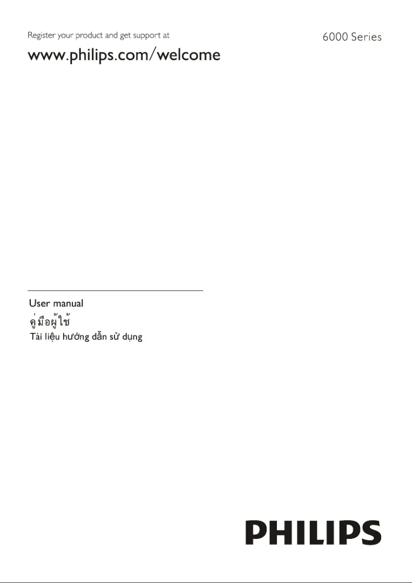 Página 1 del manual Manual de usuario Philips 6000 series 50PUT6002S