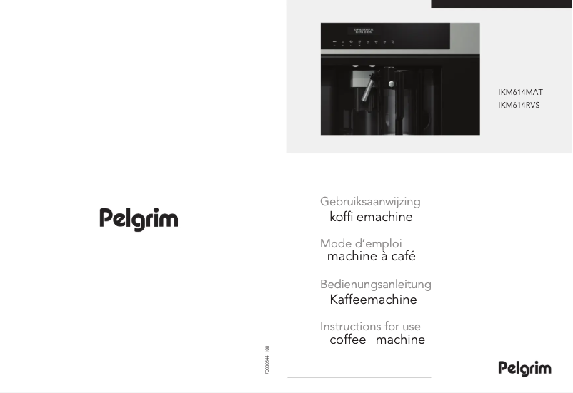 Página nº 1 - Manual de usuario Pelgrim IKM614MAT