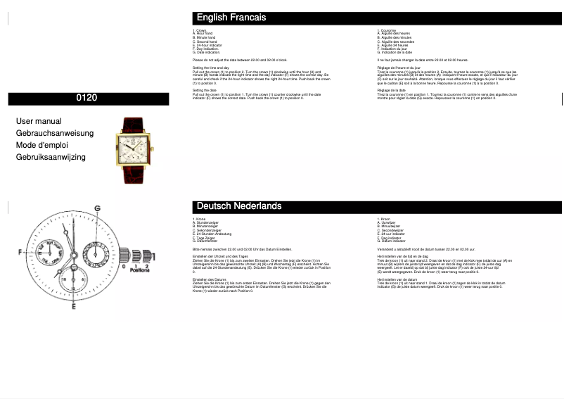 Página 1 del manual Manual de usuario Davis 0120