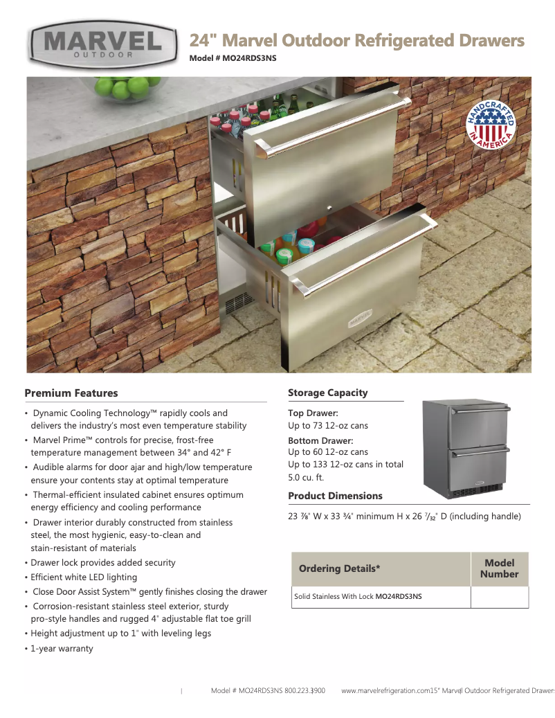 Imagen de la primera página del manual del dispositivo MO24RDS3NS