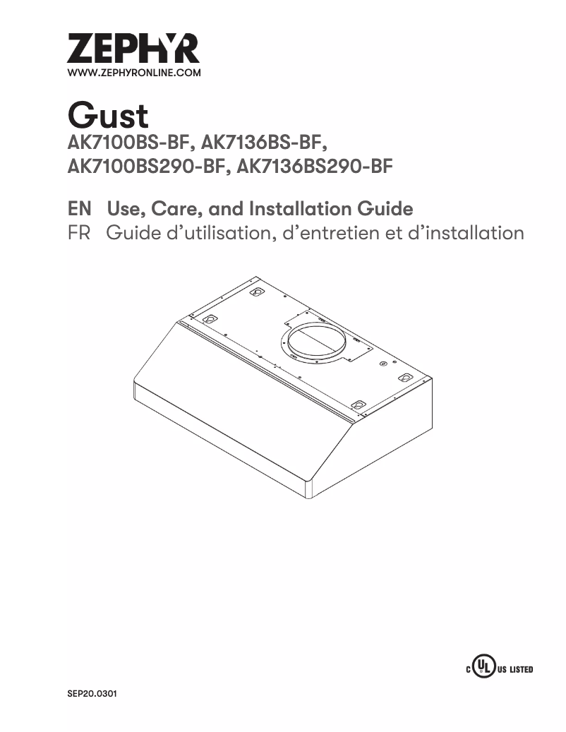 Imagen de la primera página del manual del dispositivo Gust AK7100BS-BF