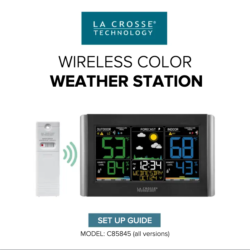 Imagen de la primera página del manual del dispositivo C85845V2