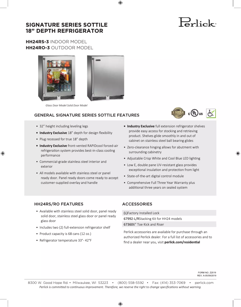 Imagen de la primera página del manual del dispositivo HH24RO-3-1L