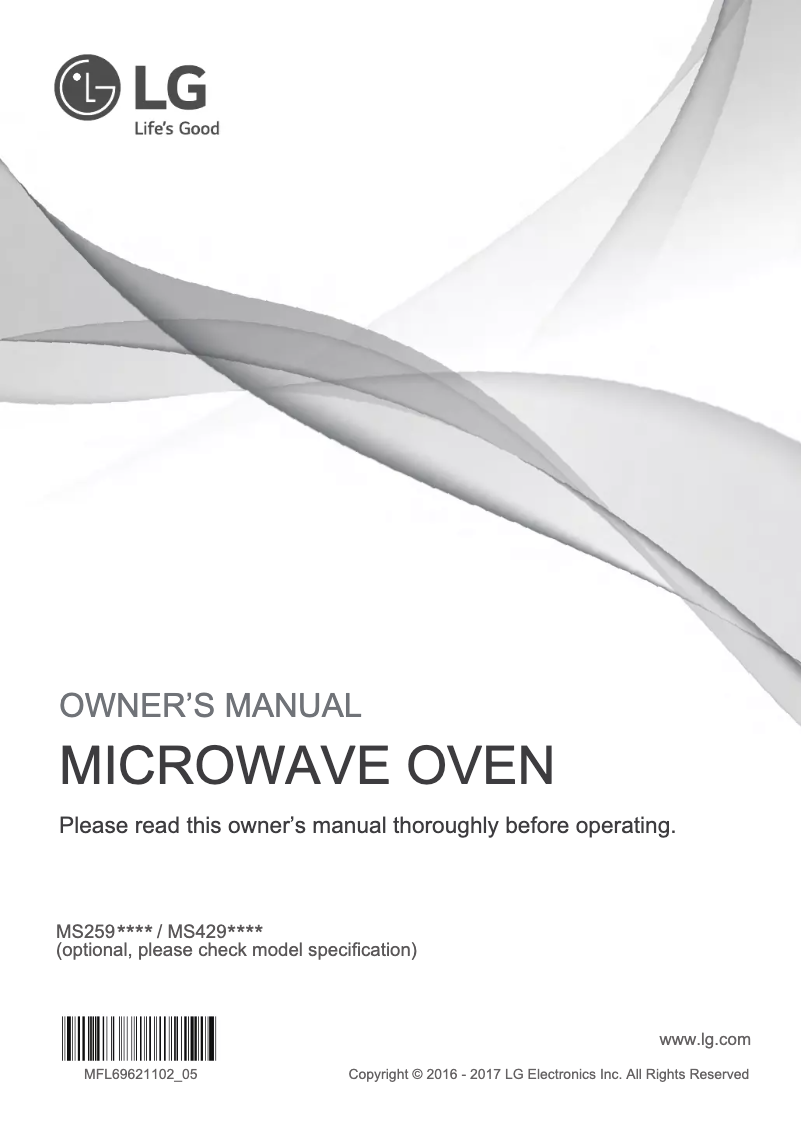 Imagen de la primera página del manual del dispositivo NeoChef MS4296