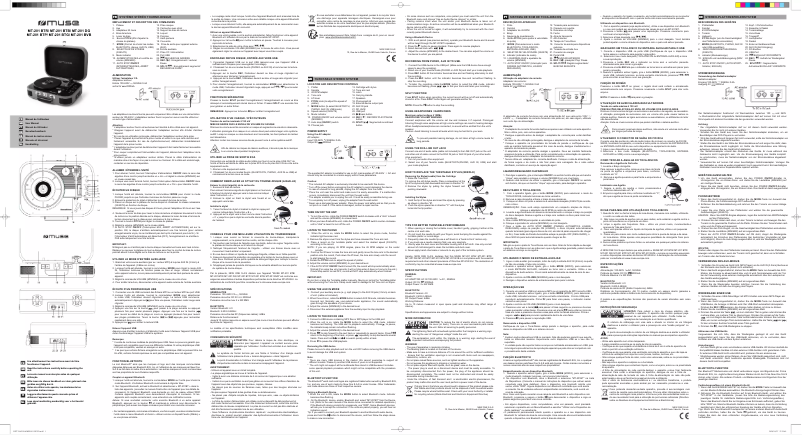 Página nº 1 - Manual de usuario Muse MT-201 BTG