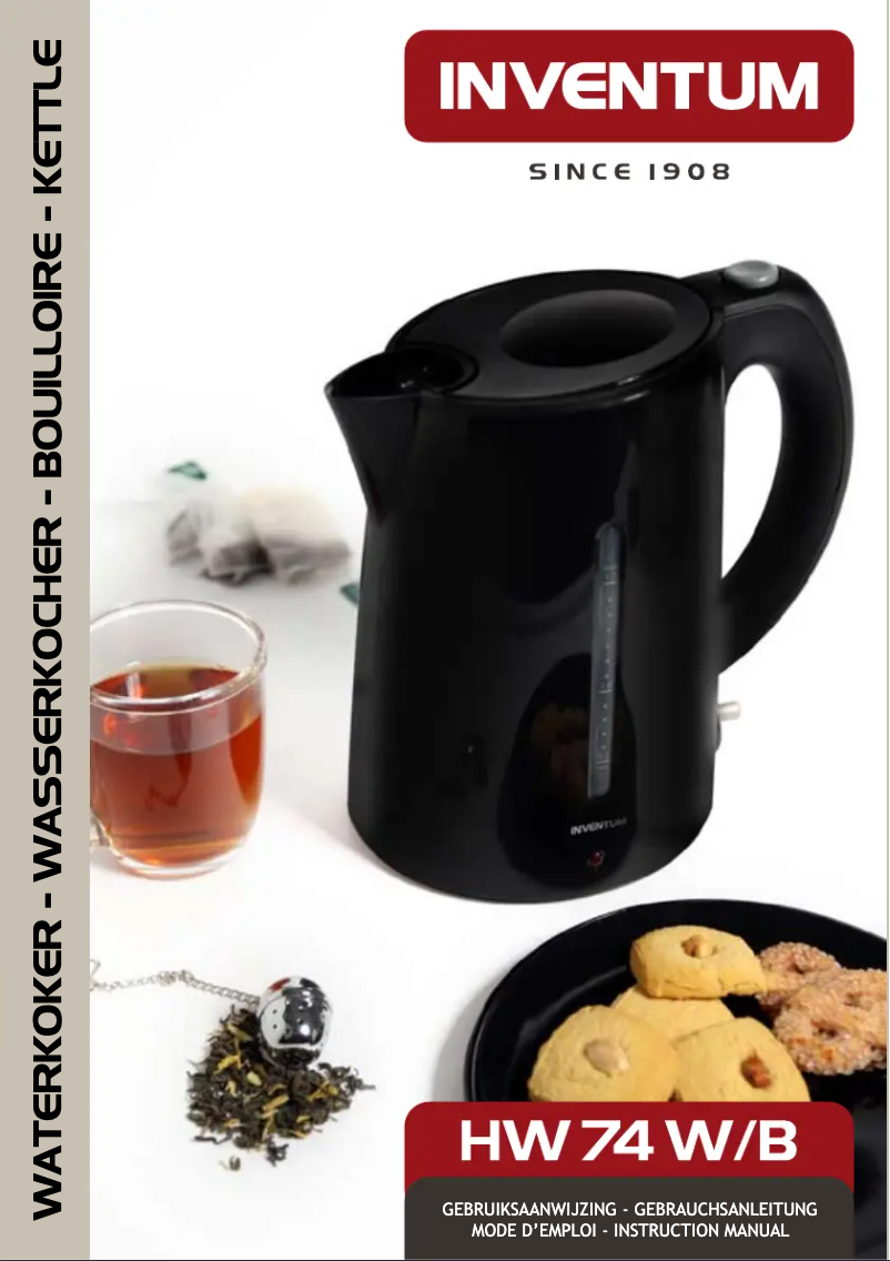 Imagen de la primera página del manual del dispositivo HW74B