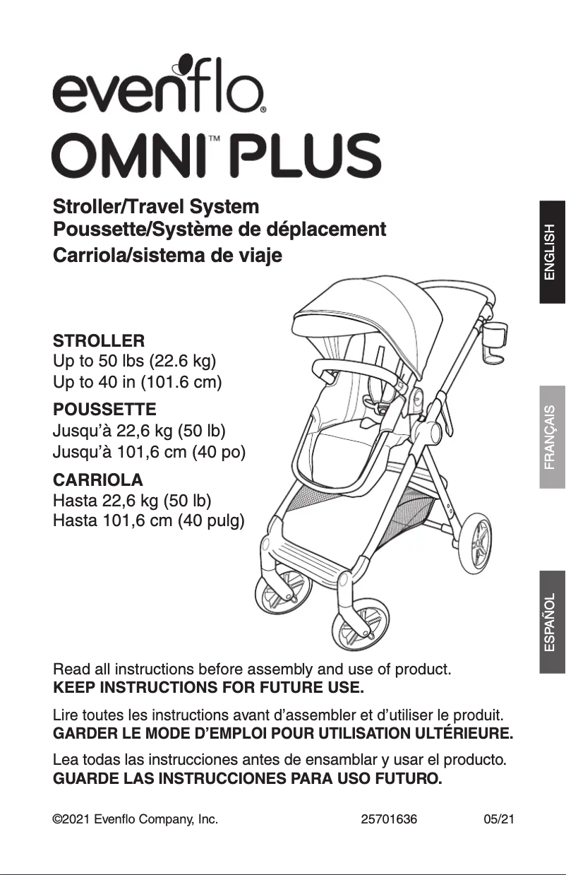 Imagen de la primera página del manual del dispositivo Omni Plus