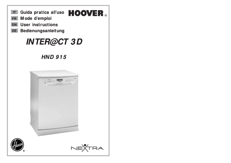 Imagen de la primera página del manual del dispositivo HND 915T-30S