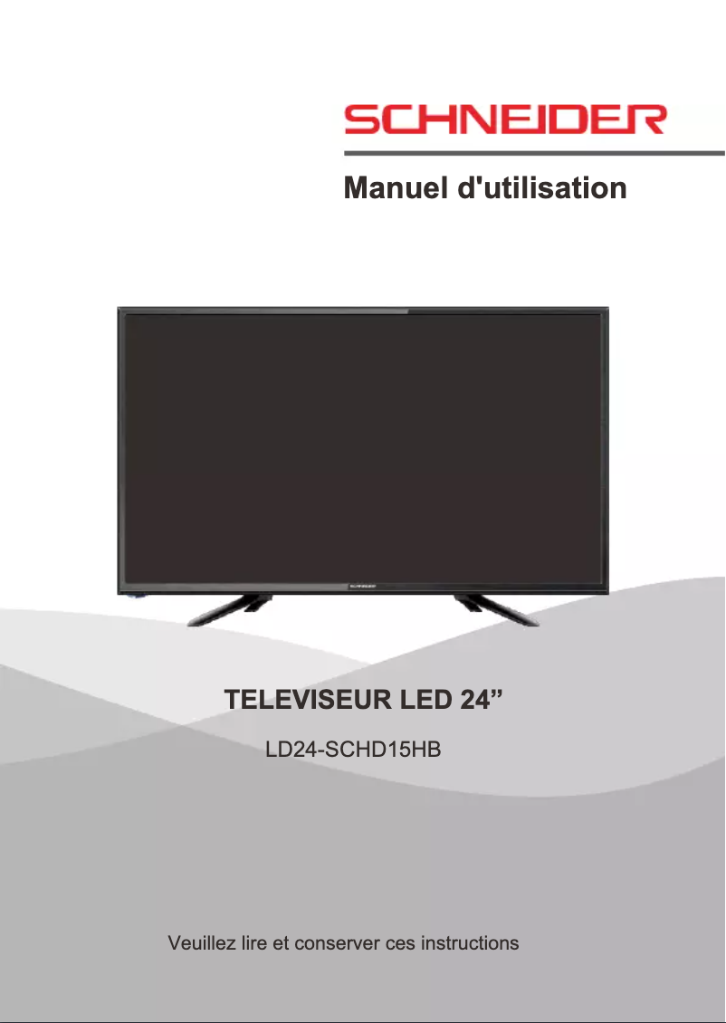 Imagen de la primera página del manual del dispositivo LD24-SCHD15HB