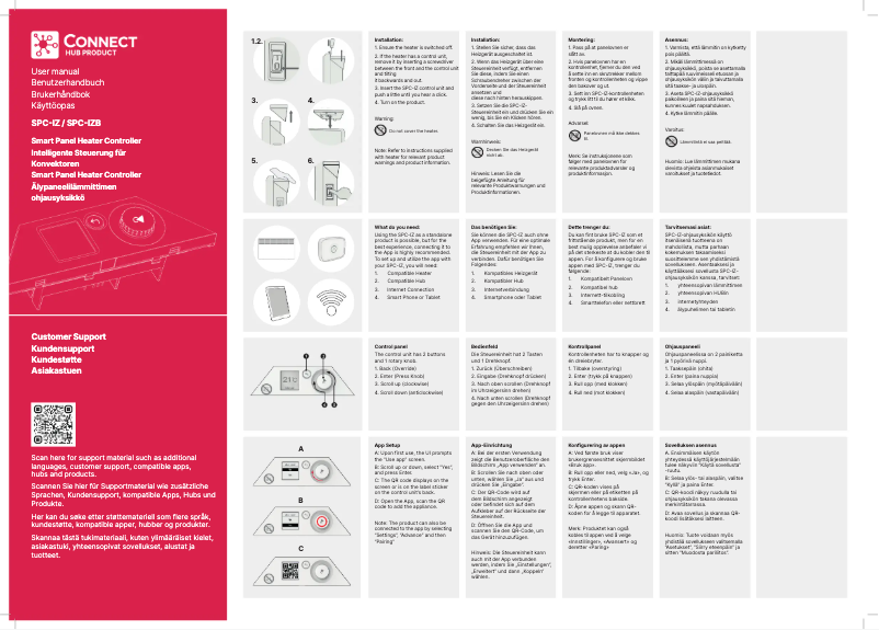 Página 1 del manual Manual de usuario Nobo Connect SPC-IZ