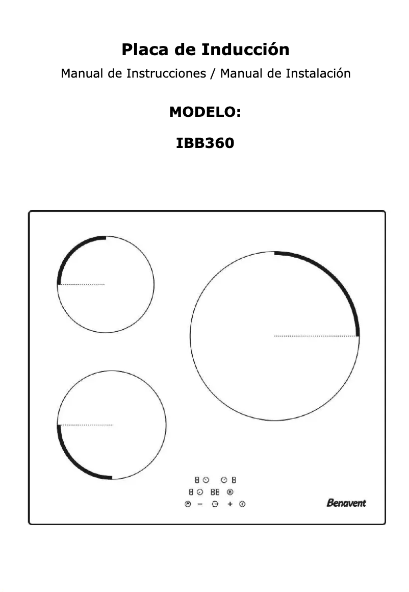 Imagen de la primera página del manual del dispositivo IBB360