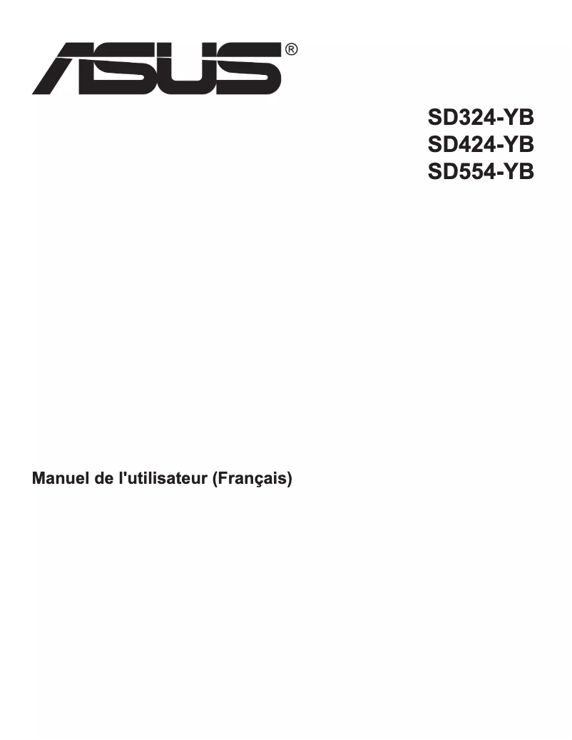 Imagen de la primera página del manual del dispositivo SD554-YB