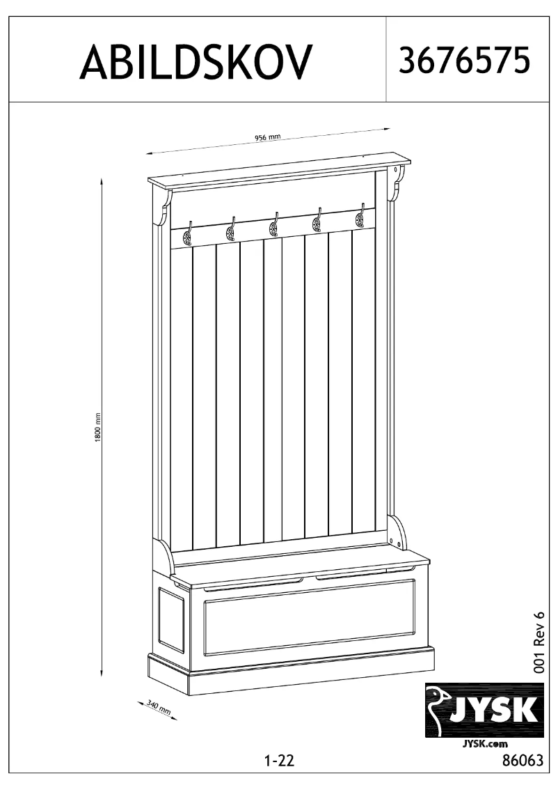 Página 1 del manual Manual de usuario JYSK Abildskov