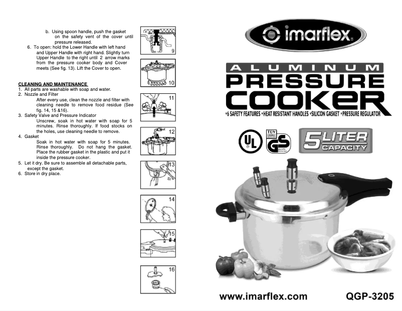 Página nº 1 - Manual de usuario Imarflex QGP-3205
