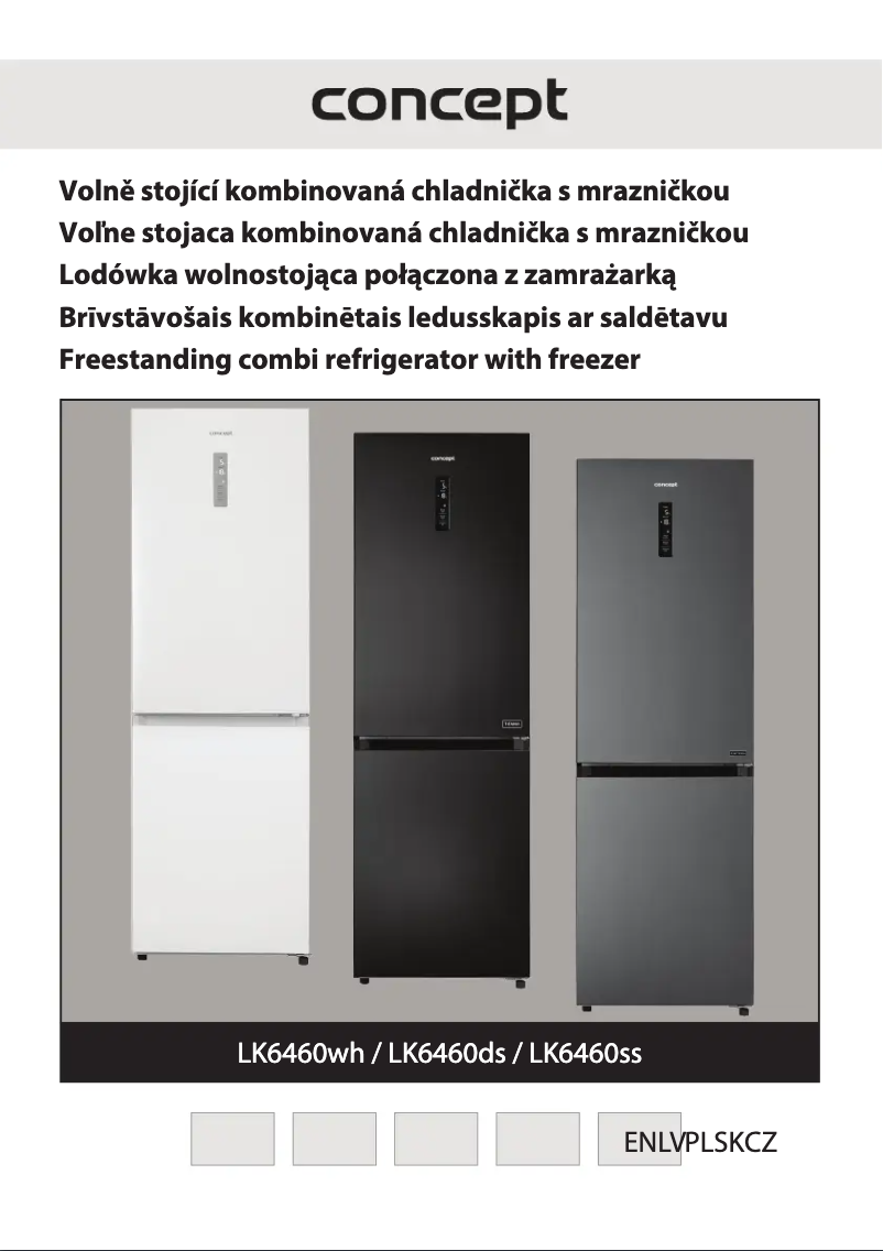 Página 1 del manual Manual de usuario Concept LK6460WH