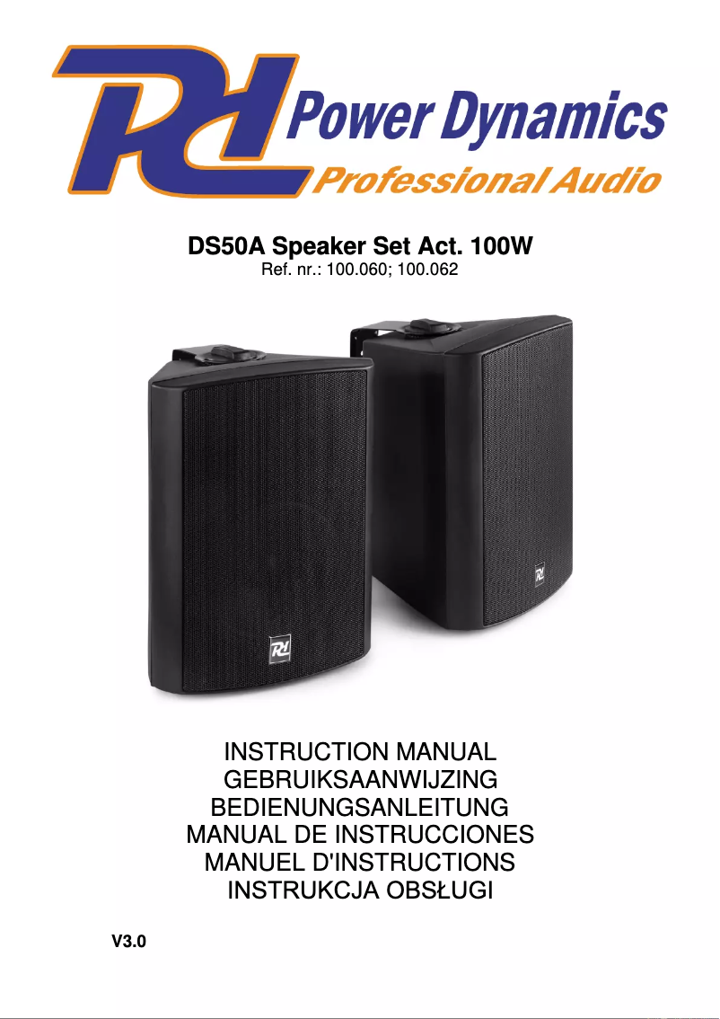 Imagen de la primera página del manual del dispositivo DS50A