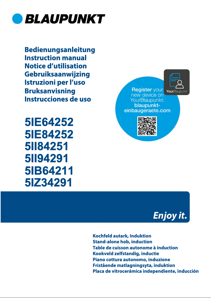 Página 1 del manual Manual de usuario Blaupunkt 5IE64252AU