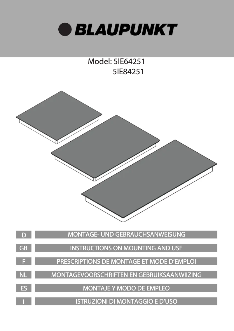 Página 1 del manual Manual de usuario Blaupunkt 5IE84251