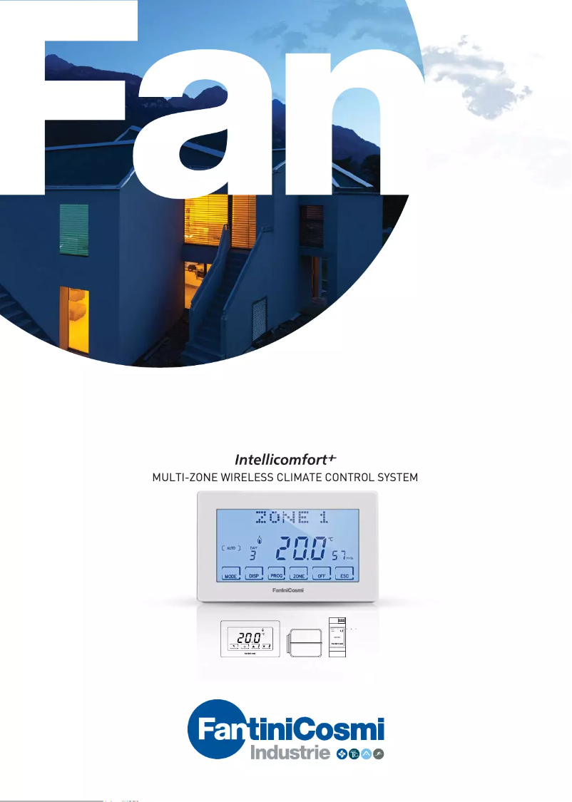 Página 1 del manual Folleto Fantini Cosmi CH120RF