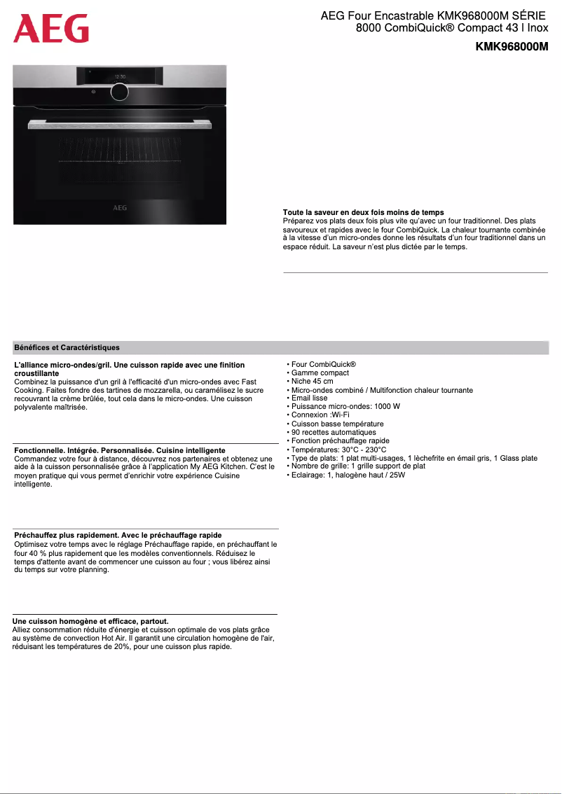 Imagen de la primera página del manual del dispositivo KMK968000M