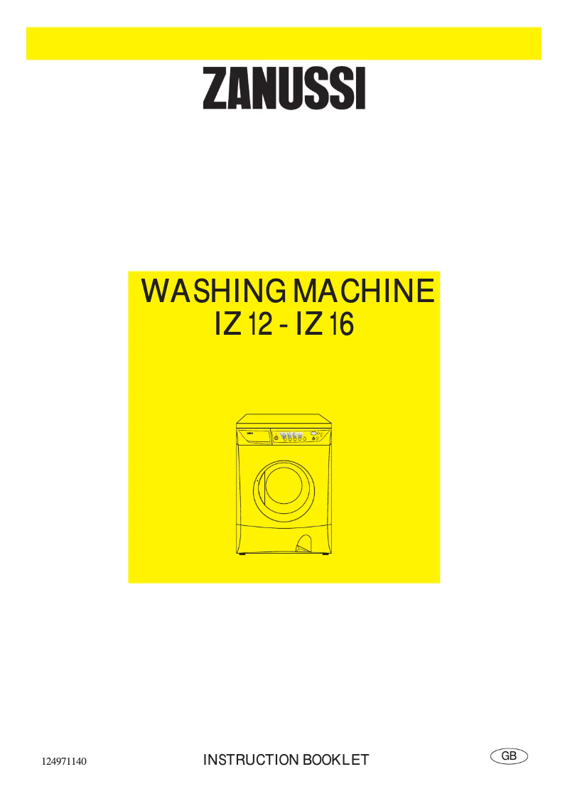 Imagen de la primera página del manual del dispositivo IZ 16 S