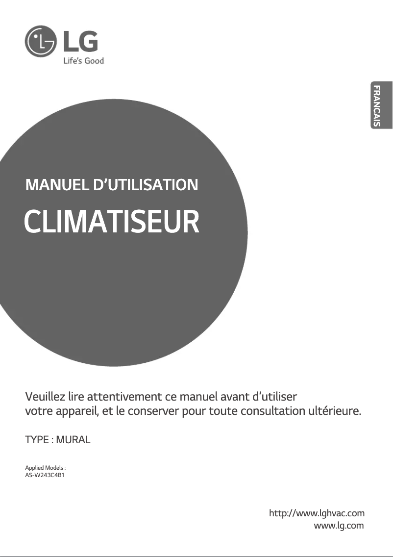 Página 1 del manual Manual de usuario LG N241HSV