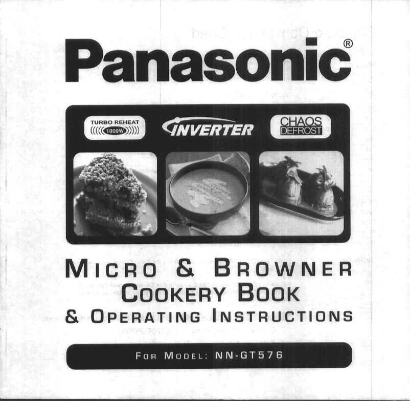 Página 1 del manual Manual de usuario Panasonic NN-GT576