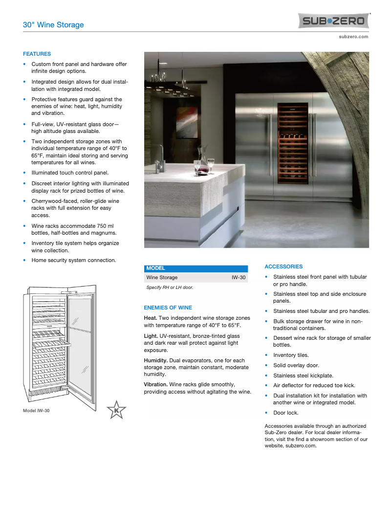 Imagen de la primera página del manual del dispositivo IW-30