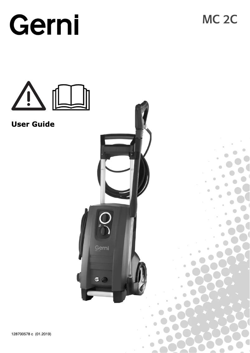 Imagen de la primera página del manual del dispositivo GERNI POSEIDON 2