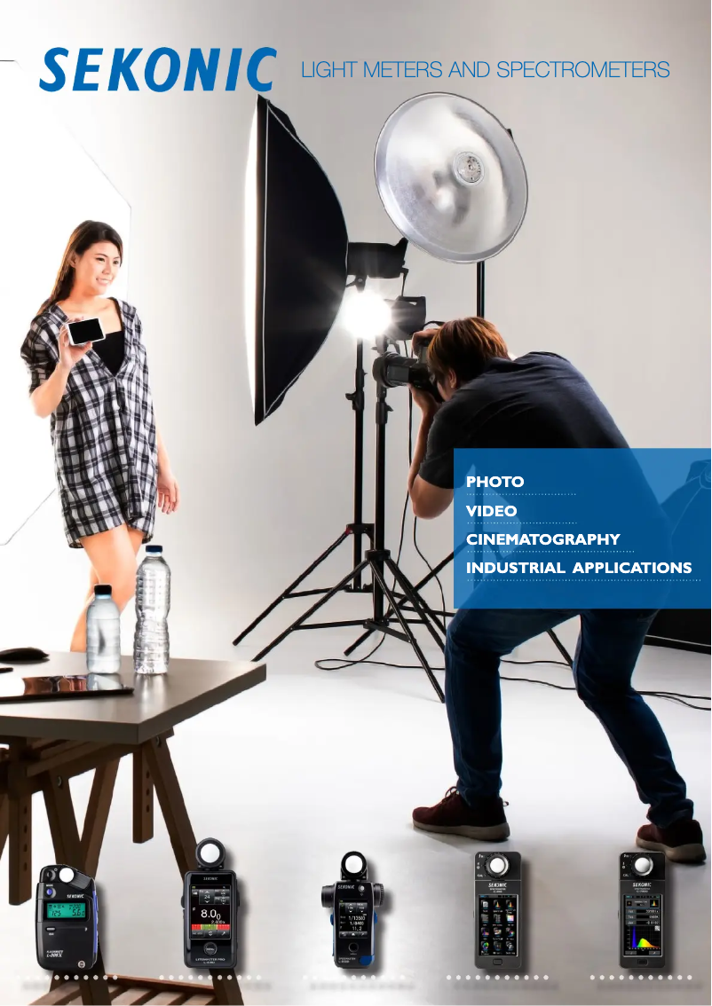 Página 1 del manual Folleto Sekonic Illuminometer I-346