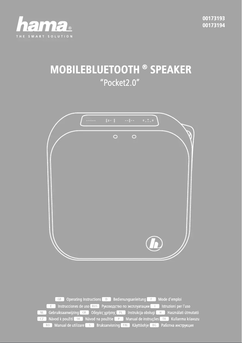 Página nº 1 - Manual de usuario Hama Pocket 2.0 00173193