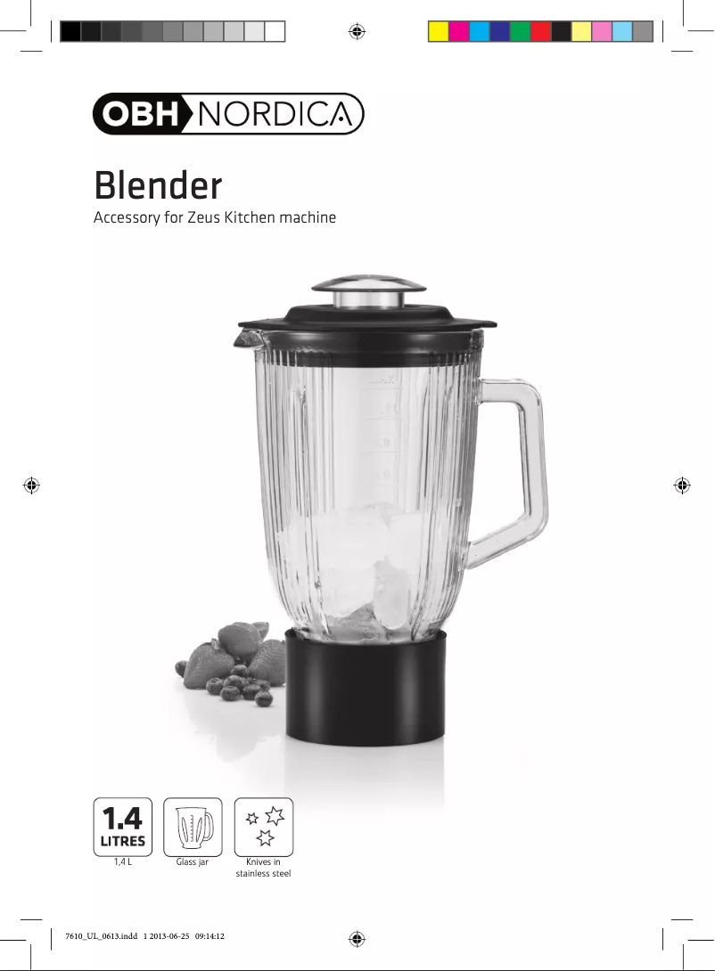 Imagen de la primera página del manual del dispositivo Zeus 7610