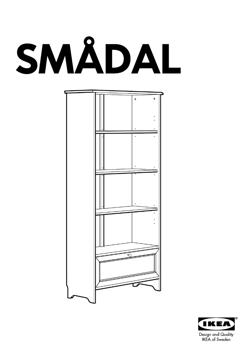 Imagen de la primera página del manual del dispositivo SMADAL (with drawer)
