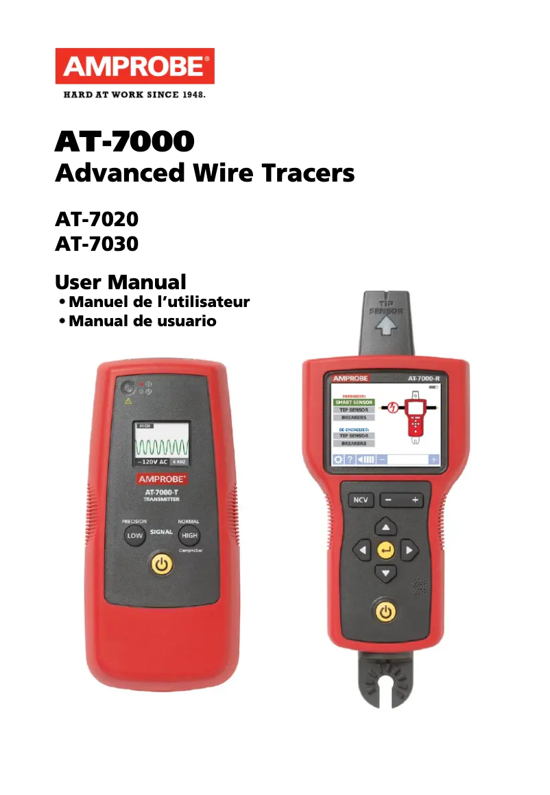Imagen de la primera página del manual del dispositivo AT-7030