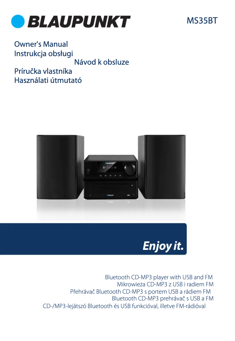 Imagen de la primera página del manual del dispositivo MS35BT