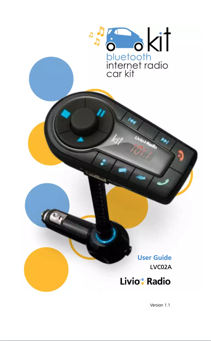 Página 1 del manual Manual de usuario Livio LVC02A