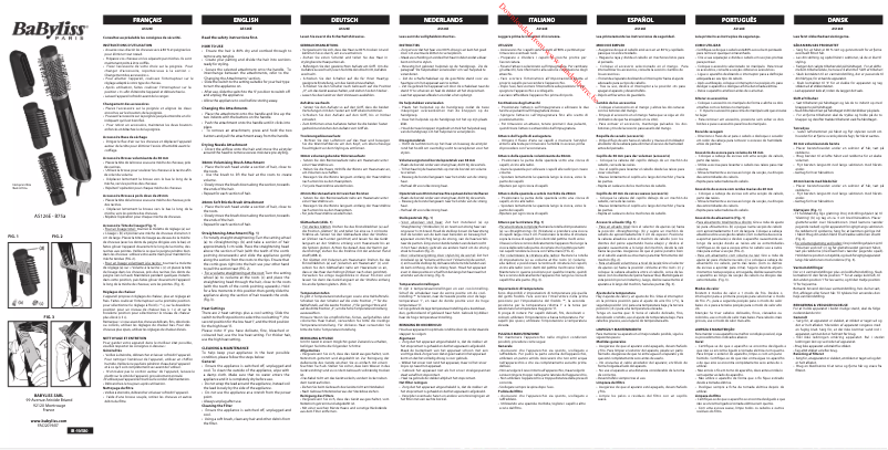 Página nº 1 - Manual de usuario BaByliss Perfect Finish AS126E
