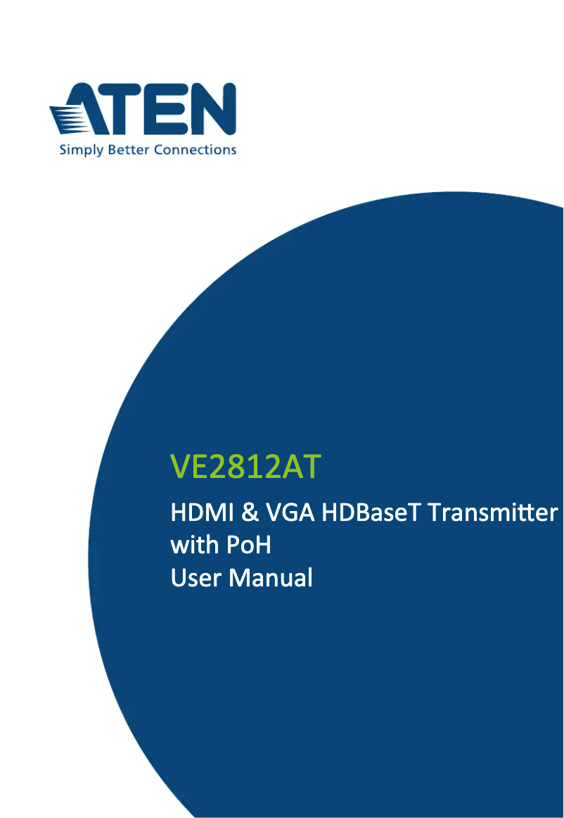 Página nº 1 - Manual de usuario ATen VE2812AT