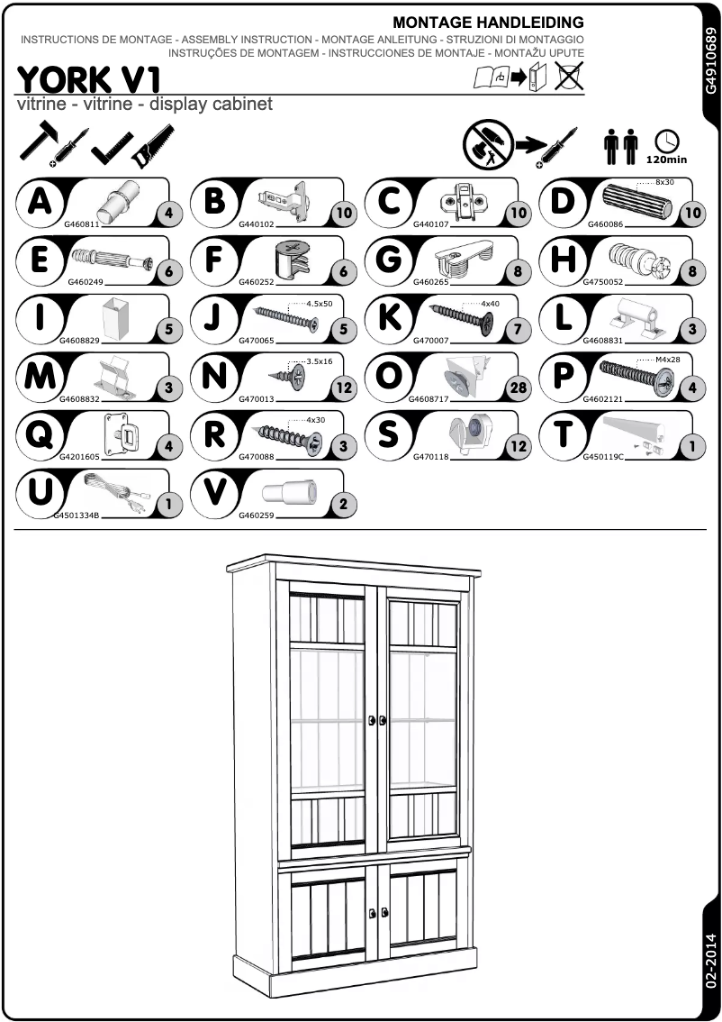 Página 1 del manual Manual de usuario Profijt Meubel Yumali