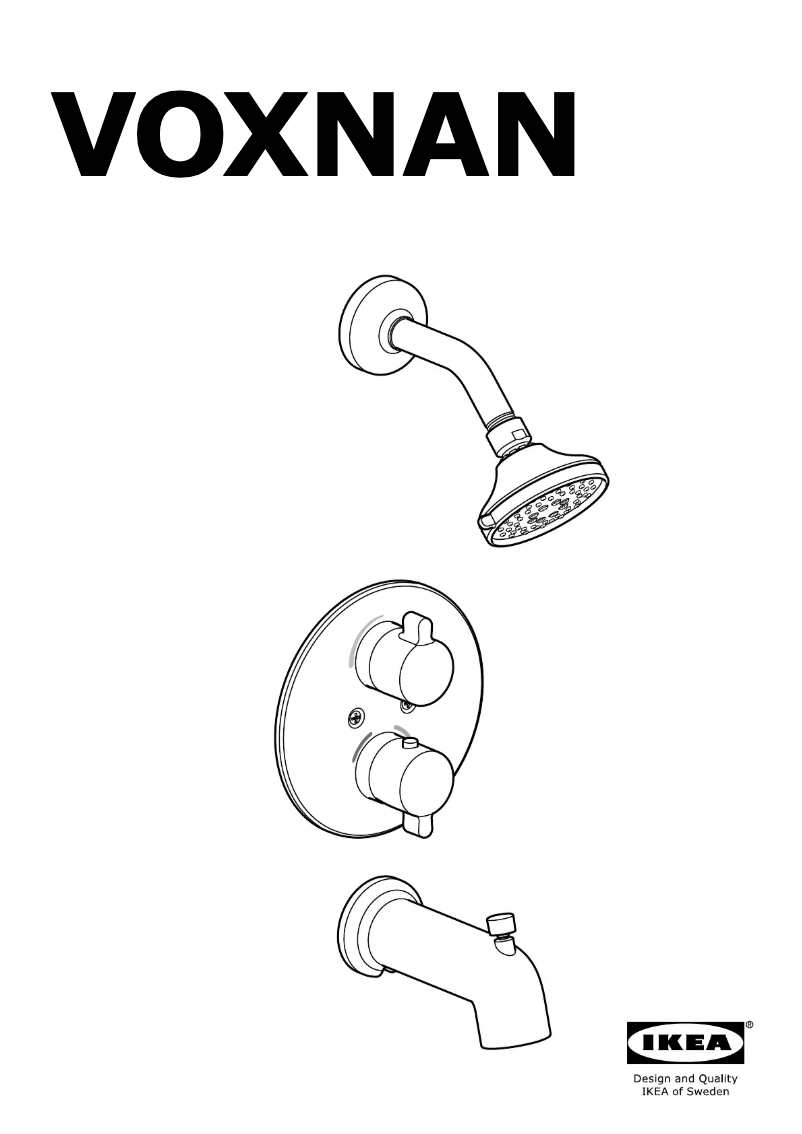 Página 1 del manual Manual de usuario Ikea VOXNAN 003.426.21