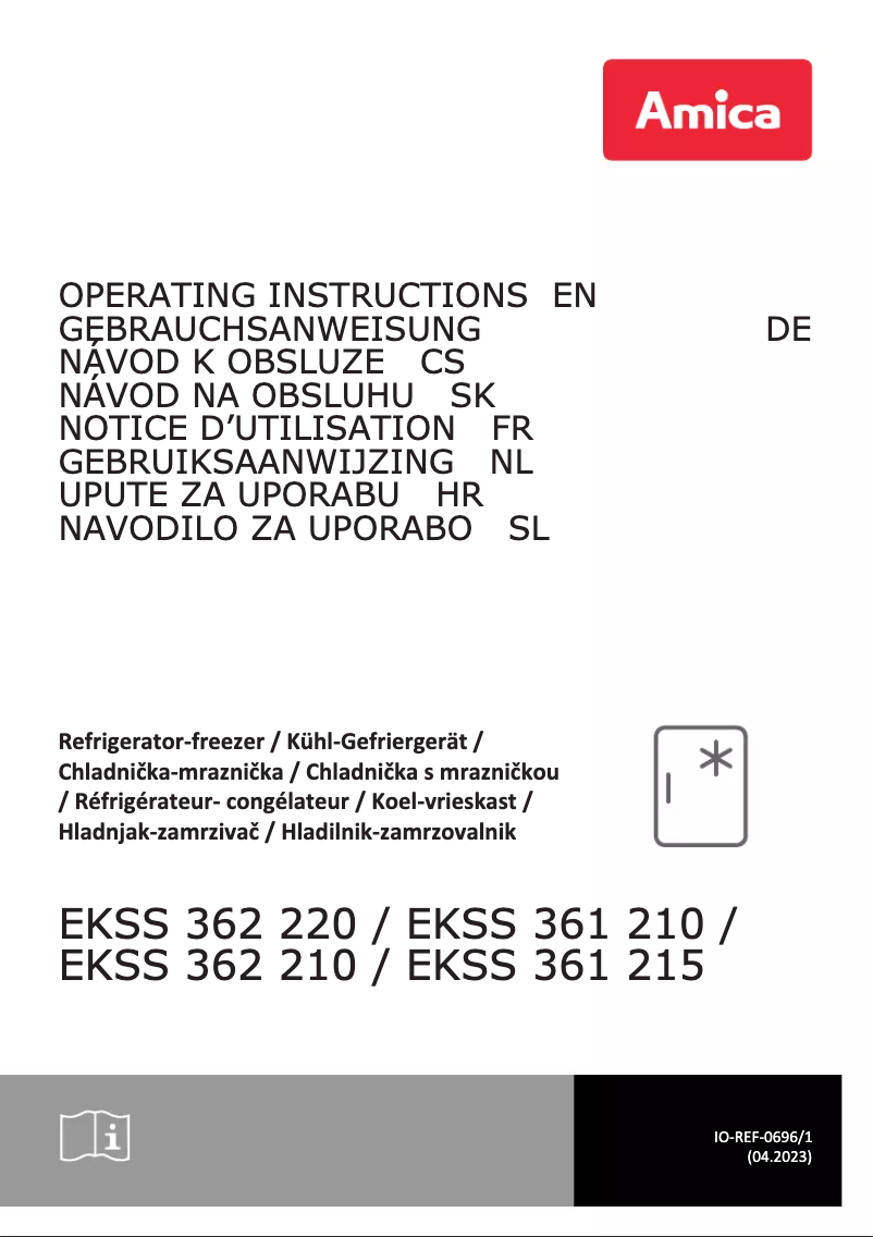 Imagen de la primera página del manual del dispositivo EKSS 361 215