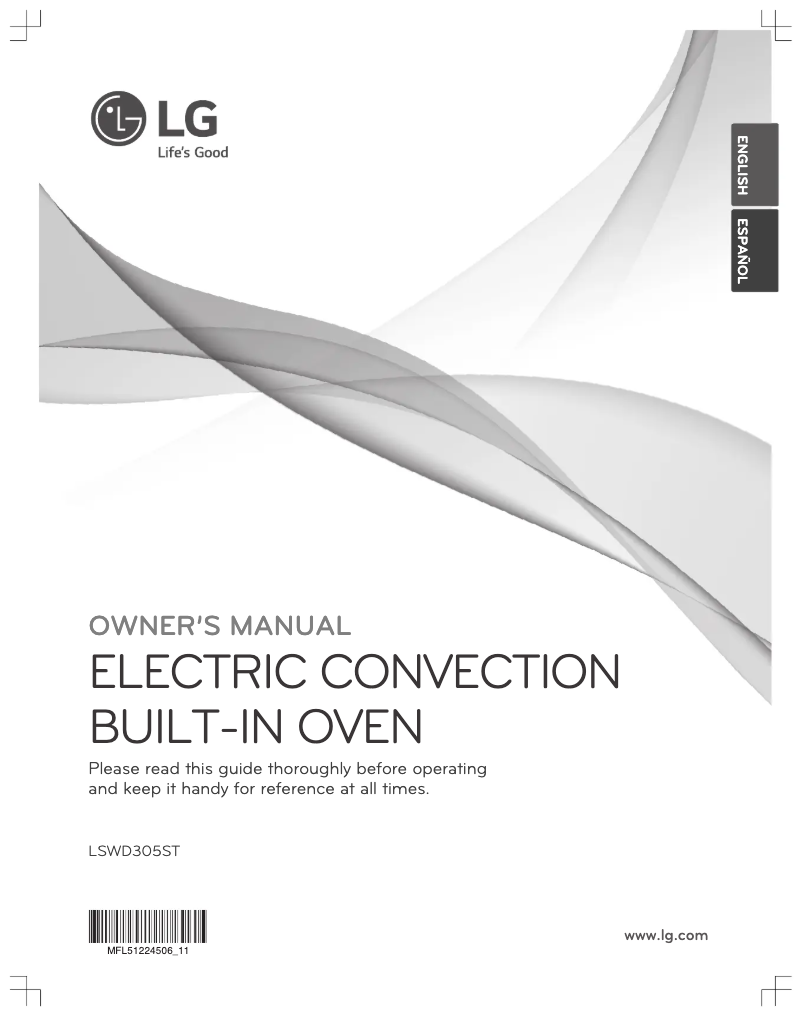 Página nº 1 - Manual de usuario LG Studio LSWD305ST