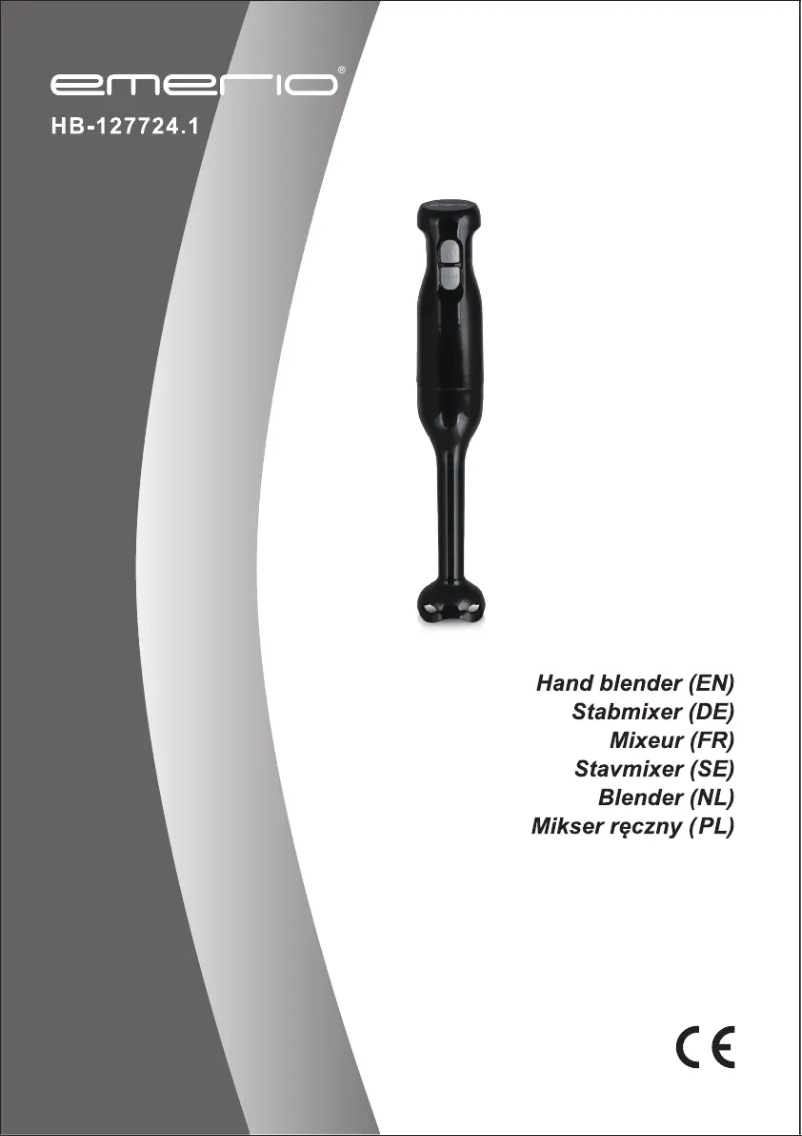 Página 1 del manual Manual de usuario Emerio HB-127724