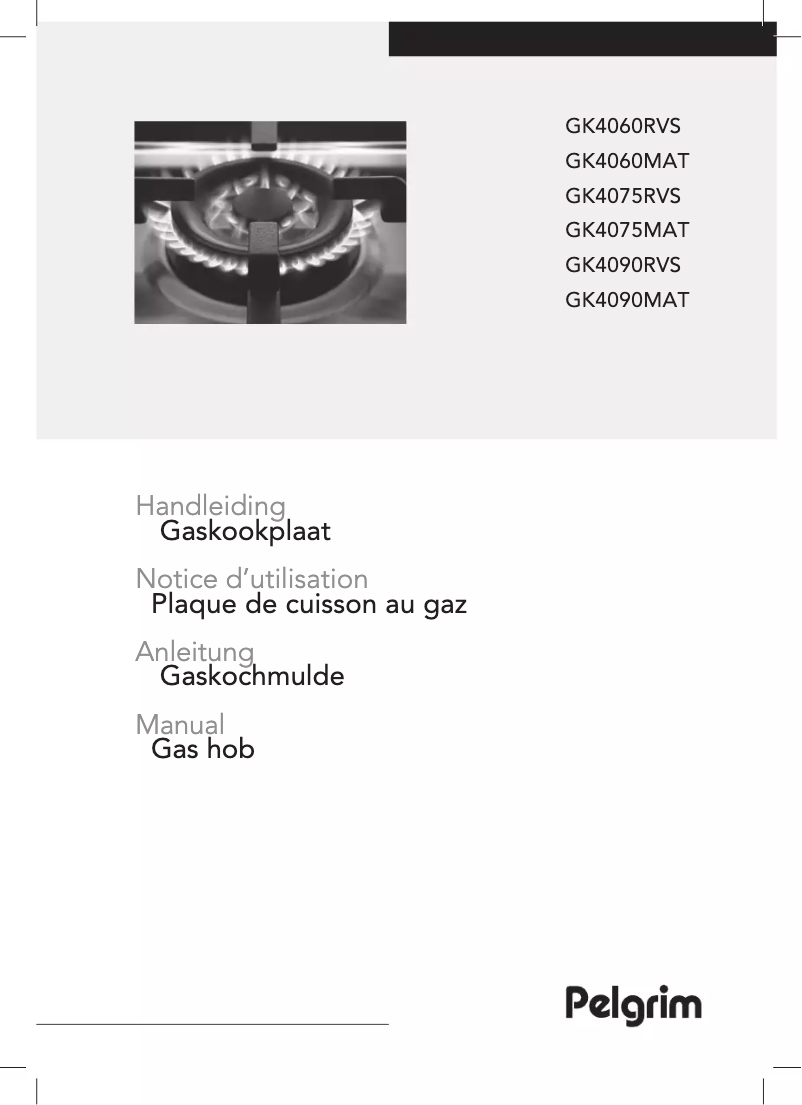 Página nº 1 - Manual de usuario Pelgrim GK4075MAT