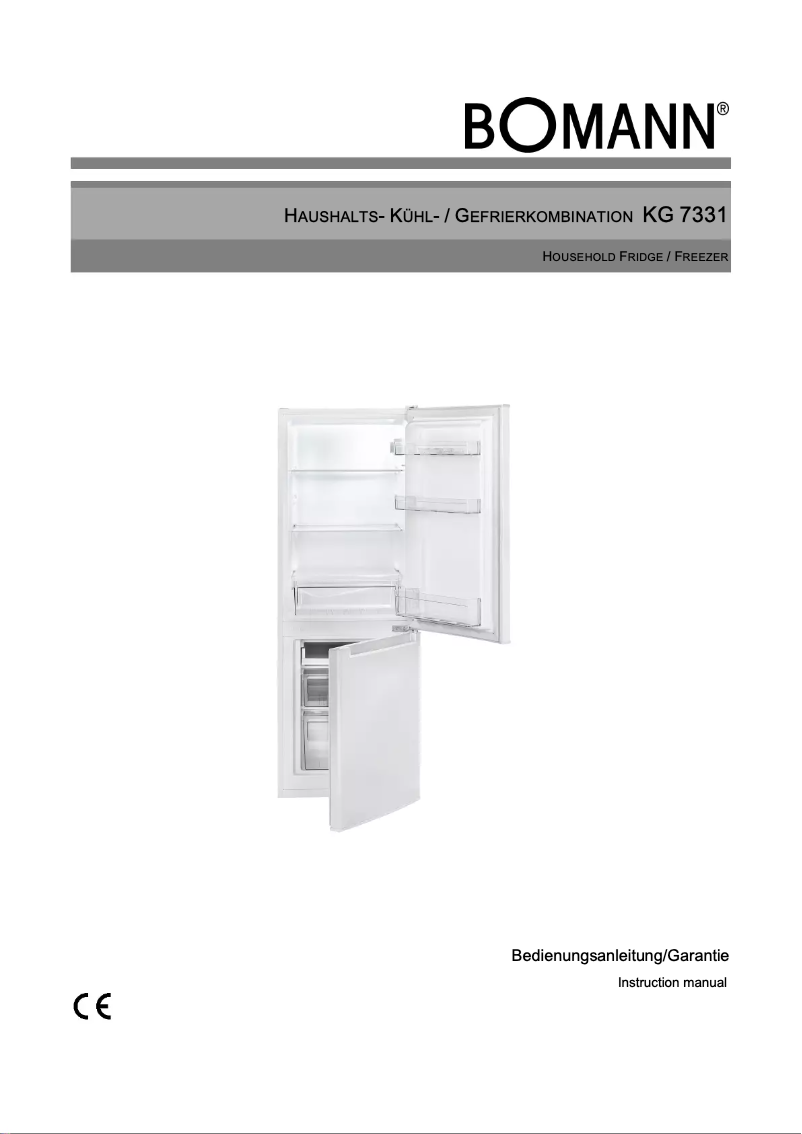 Imagen de la primera página del manual del dispositivo KG 7331