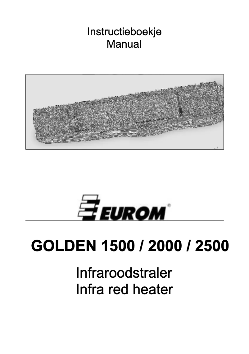 Página nº 1 - Manual de usuario Eurom Golden 1500