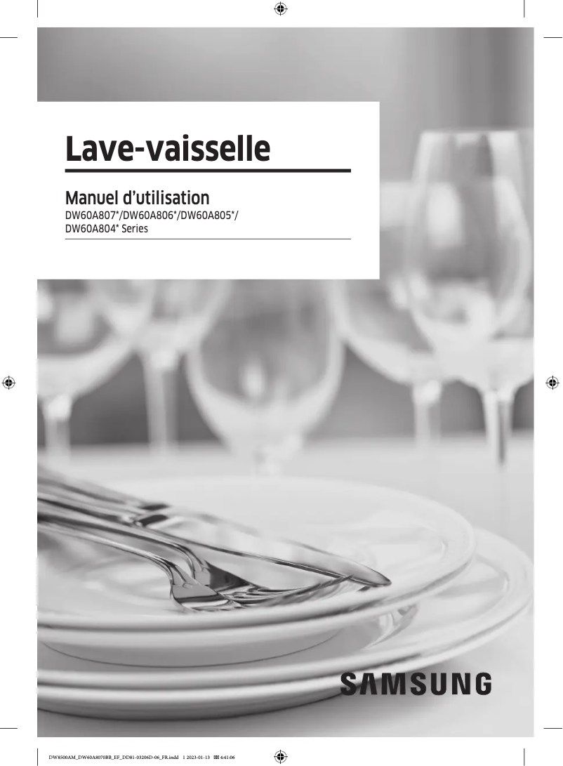 Imagen de la primera página del manual del dispositivo DW60A8060FW