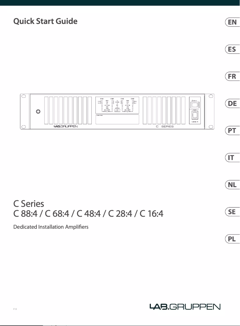 Imagen de la primera página del manual del dispositivo C16:4
