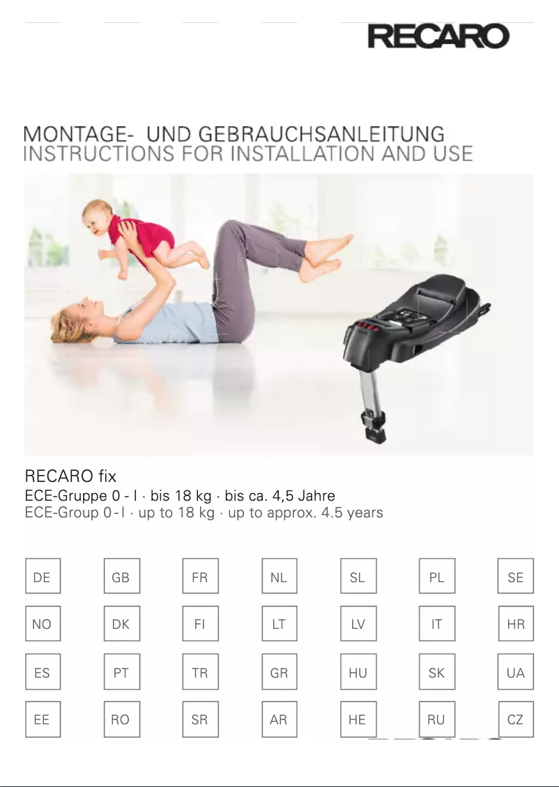 Imagen de la primera página del manual del dispositivo Fix Base