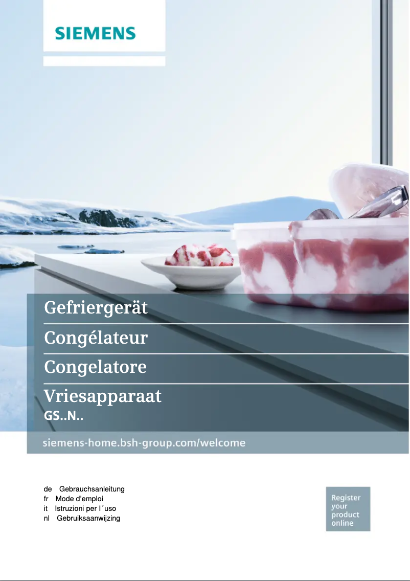 Imagen de la primera página del manual del dispositivo GS36NEW3V